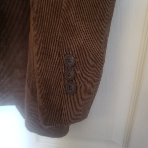 Giorgio Armani Regular Fit Corduroy Blazer. size 56 100 % cotton Italy - Picture 11 of 16